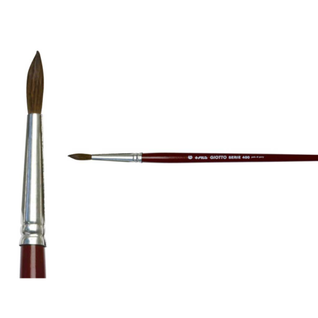Giotto Pinceaux Poil de Poney Série 400 N°6/N°12
