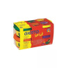 Giotto be-bè Pâte à jouer 4x100g Violet/Jaune/Orange/Vert S464903