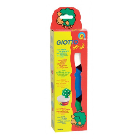 Giotto Bébé Pâte à Modeler 3 Pots 100g S462503