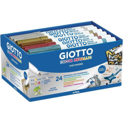 Giotto Decor Metal Schoolpack 24 Feutres S524500