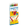 Giotto Crayons de couleur Elios Wood Free 24 pièces S275900
