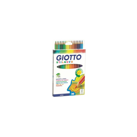 Giotto Stilnovo Étui 36 crayons de couleur PEFC S256700