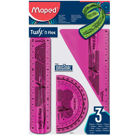 Maped Kit 3 Pièces Maxi Twist'n Flex S895055