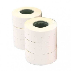 Apli Lot de 6 Rouleaux 1000 Étiquettes 26x16mm Blanches Y100922