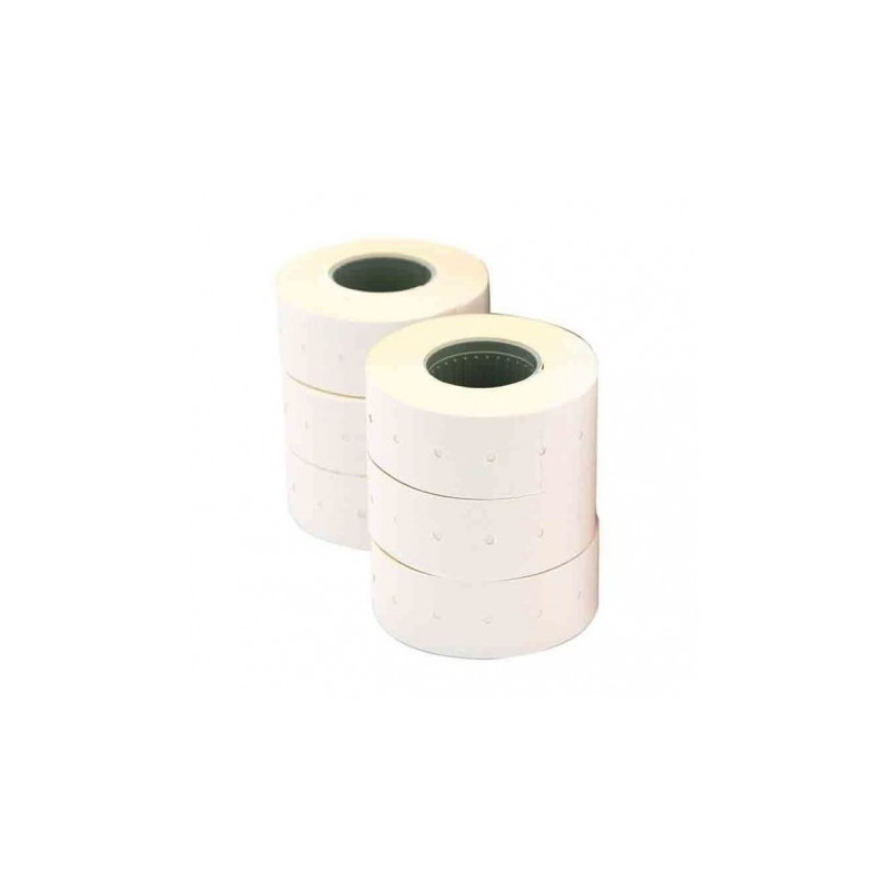 Apli Lot de 6 Rouleaux 1000 Étiquettes 26x16mm Blanches Y100922