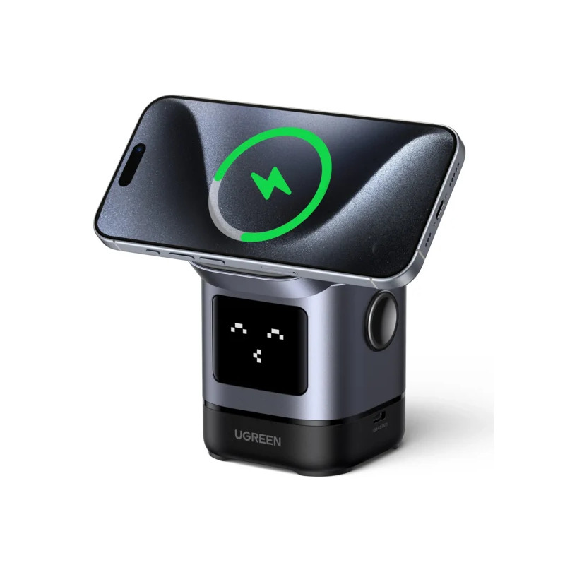 Ugreen Chargeur 2-en-1 Qi2 Noir UGPB45775N