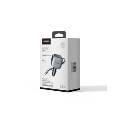 UGREEN Chargeur Allume-cigare 60W USB A et C Rétractable UGCV55212BN