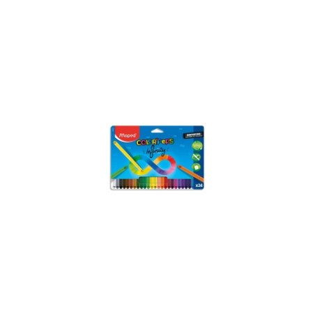 Maped Crayons de couleur Color'Peps Infinity 24 pièces S861604