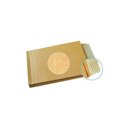 GPV Poche Kraft 130g 267x330mm Soufflet 30mm 4983