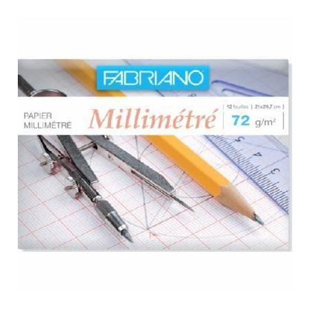 You Do It Pochette papier millimétré A4 12 feuilles Y71021300