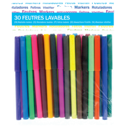 Ulmann Pochette 30 feutres capuchon ventilé S610441