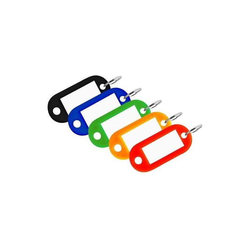 Pavo Porte-clés étiquettes avec anneaux assortis P20