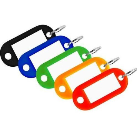Pavo Porte-clés étiquettes avec anneaux assortis P20