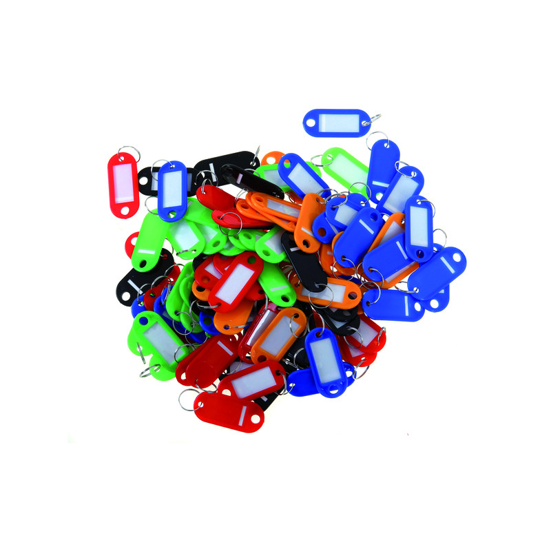 Pavo Porte-clés étiquettes avec anneaux P100