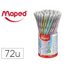 Maped Pot 72 Crayons Noir HB Glitter S851805