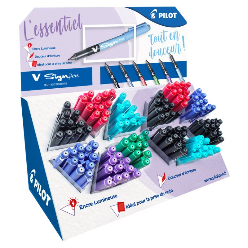 Pilot Présentoir V Sign Pen 144 Pièces S054841