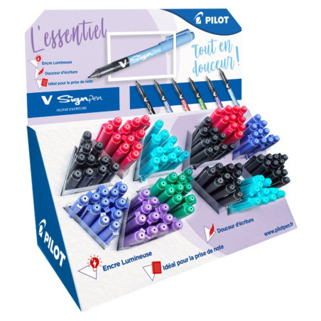 Pilot Présentoir V Sign Pen 144 Pièces S054841