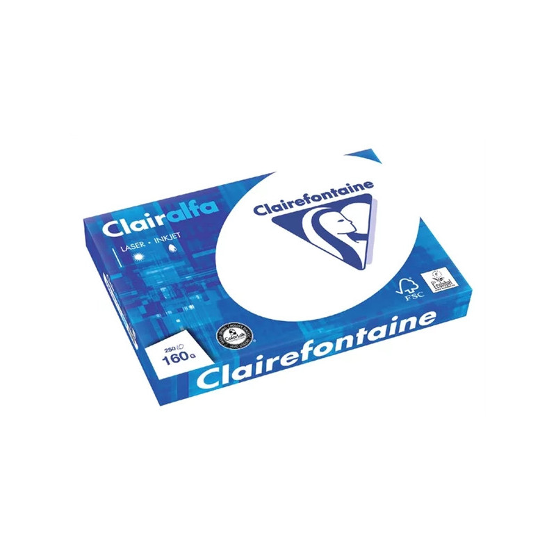 Clairefontaine Papier A3 160g 250 Feuilles Blanc 2619