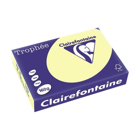Trophee Papier A4 160g Canari 250F 2636