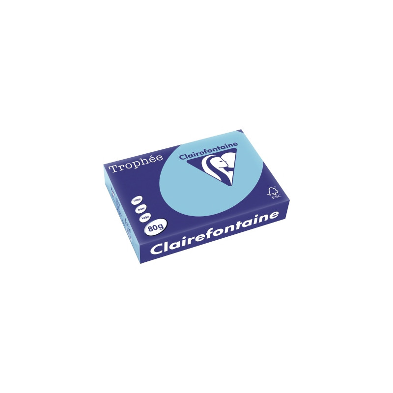 Clairefontaine Rame Papier A4 80g Bleu 1774