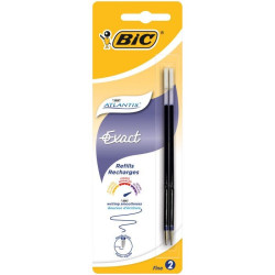 BIC Recharge bille Atlantis Fluid bleu x2 S921343