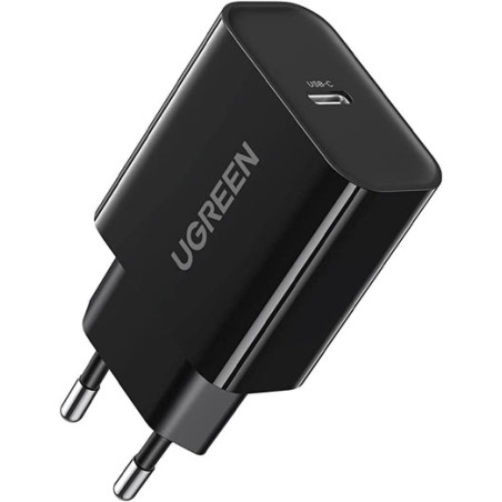Ugreen Chargeur Secteur 20W 1USB-C Noir UGCS10191N