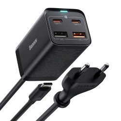 Baseus Chargeur Secteur 65W 3A 2 USB + 2 Type C BAS600334