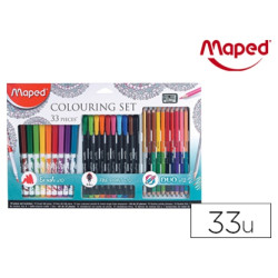Maped Set de Coloriage Adulte 33pcs S897417