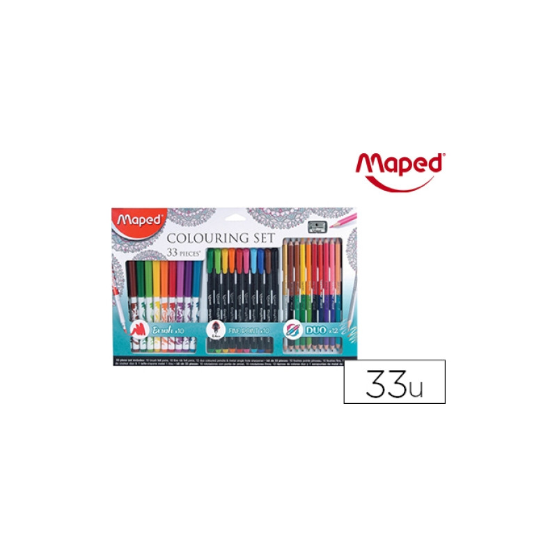 Maped Set de Coloriage Adulte 33pcs S897417