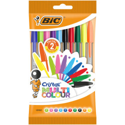 Bic Stylo-Bille Cristal Multicolor x10 S943437