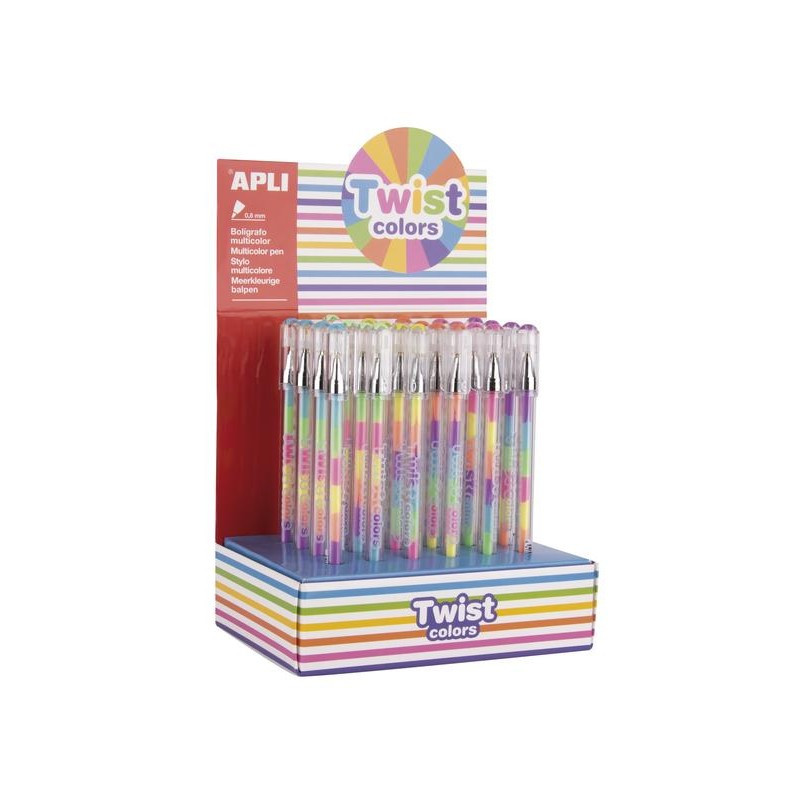 Apli Stylos encre gel Glitter Twist 24U Y017498