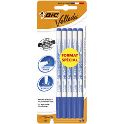 BIC Velleda 1721 Feutres Fins Assortis x5 S9246351