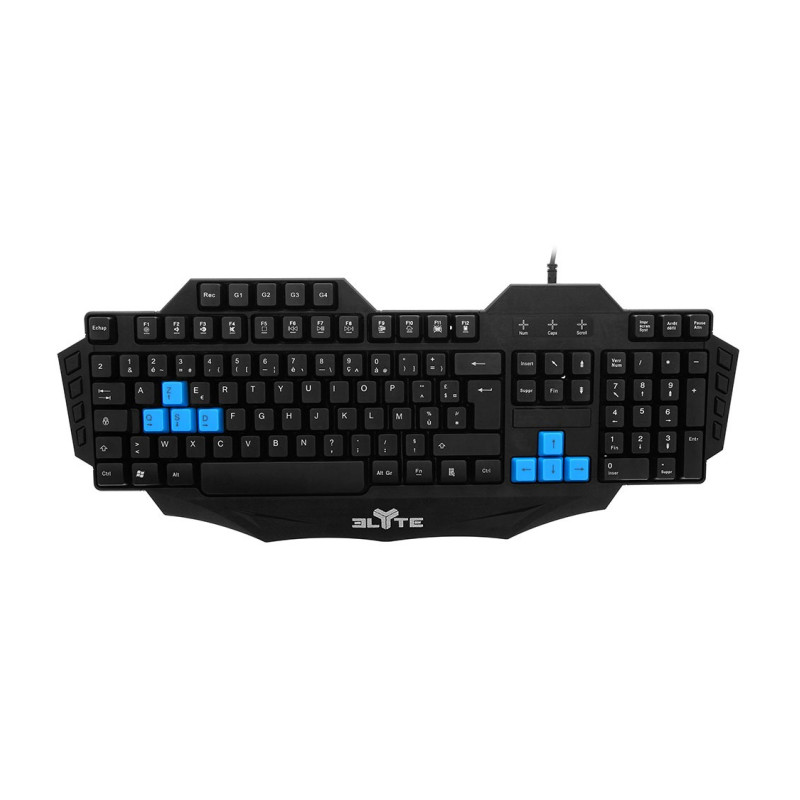 T'nB Clavier Gaming Élyte Blackbird Bleu Noir TNB073568