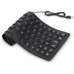 Think Xtra Clavier Souple USB Noir KBF1TXUBK