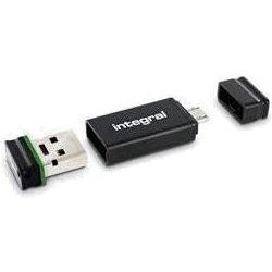 Integral Clé USB Métal Fusion OTG 32GB CLEMETFU32GBVERT