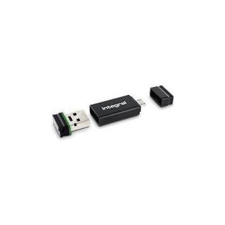 Integral Clé USB Métal Fusion OTG 32GB CLEMETFU32GBVERT