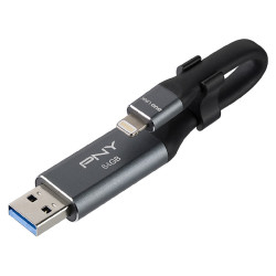 PNY Clé OTG 64GB Lightning CLEOTG64PNY
