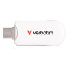 Verbatim Clé USB 64GB Plectra USB3.2 USB-C White CLEVERBATIM64USBCW