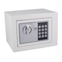 Pavo Coffre-fort Électronique Mini 230x170x170 Blanc PAVO8004690