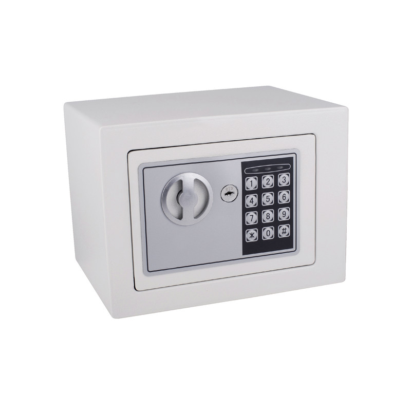 Pavo Coffre-fort Électronique Mini 230x170x170 Blanc PAVO8004690