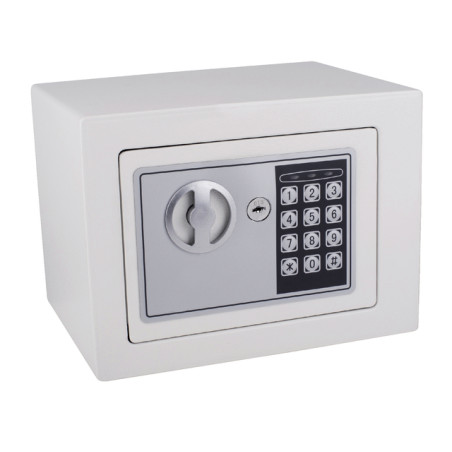 Pavo Coffre-fort Électronique Mini 230x170x170 Blanc PAVO8004690