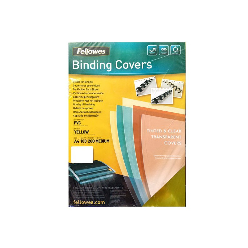 Couverture A4 Jaune 20/100 Réf 53770