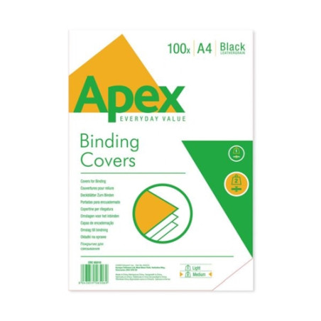 ValueX Couverture A4 Noir 250gsm Pack 100 6501001
