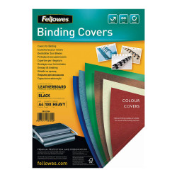 Fellowes Couverture de reliure A4 250g Noir 5370405