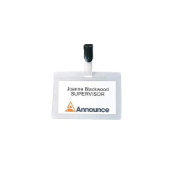 Announce Badge avec Clip 50x90 PAVO8009244