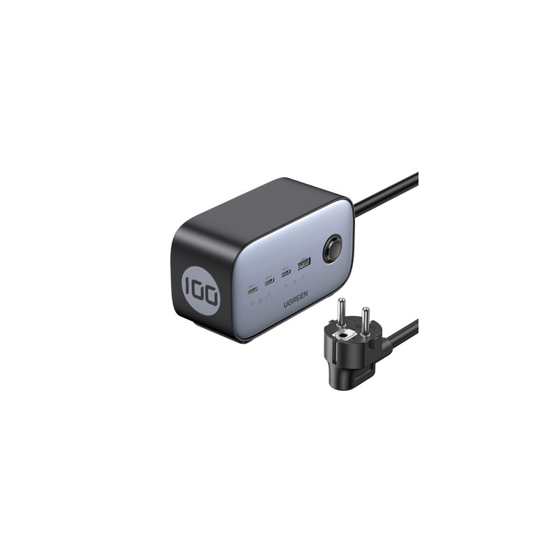 Ugreen Cube Multiprises 3 Prises 65W 2USB-A 2USB-C UGCSGAN65PLUSN