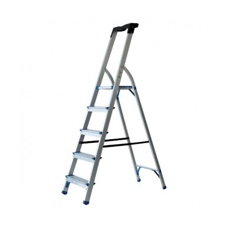 Pavo Échelle aluminium 5 marches avec plateau PAVO8037346