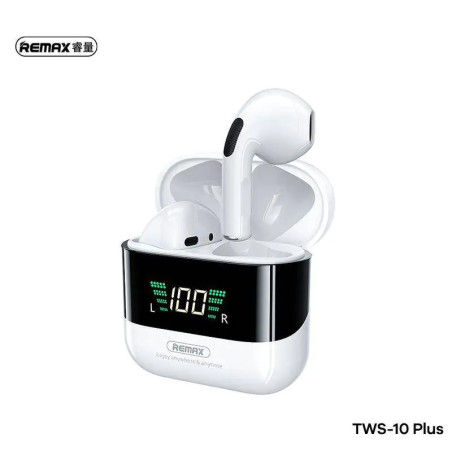 Remax Écouteurs Bluetooth TWS-10Plus Blanc