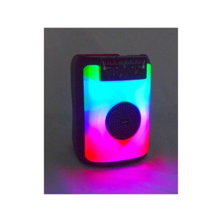 Inovalley Enceinte Lumineuse Karaoke Bluetooth FIRE01