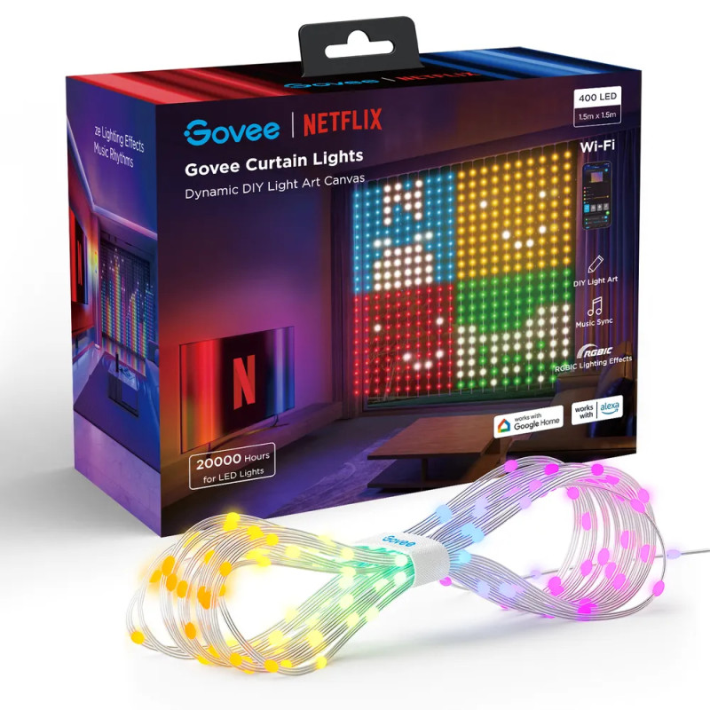 Govee Guirlande Lumineuse 400 LEDs Netflix H70BC